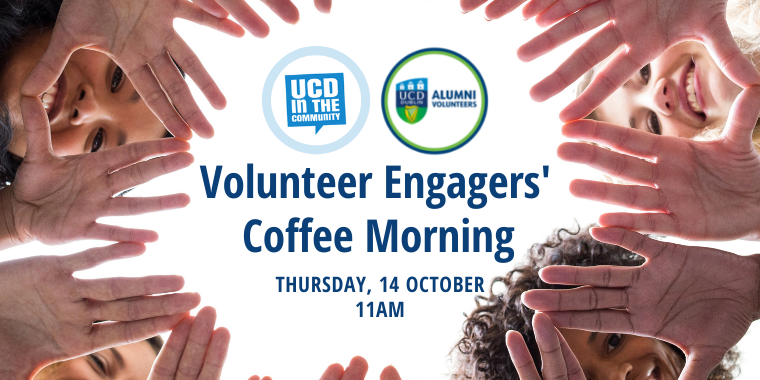 Volunteer Engagers Coffee morning poster